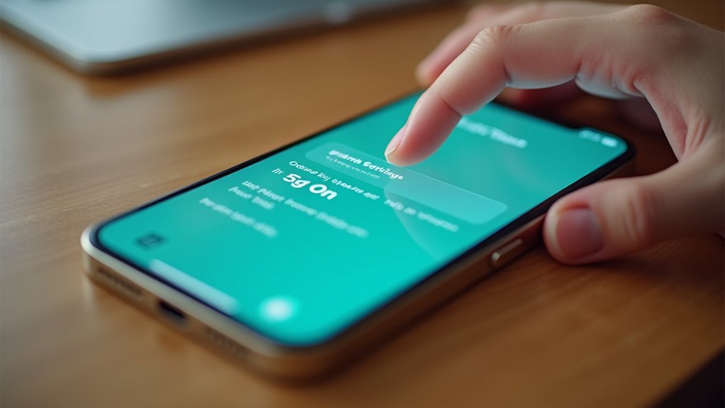 włącz ustawienia sieci 5G