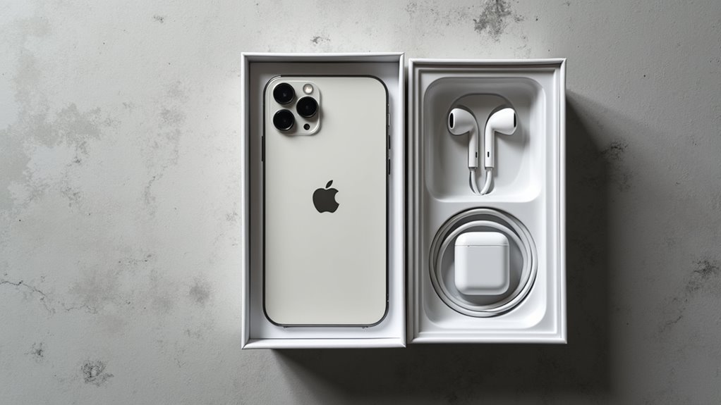 minimalistyczne opakowanie iPhone