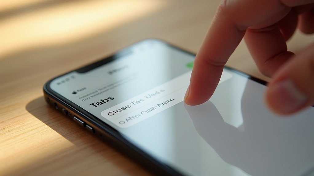 Jak zamknąć karty w iPhone podszyte Jak zamknąć karty w telefonie iPhone konfiguracja automatycznego usuwania tabulatorów