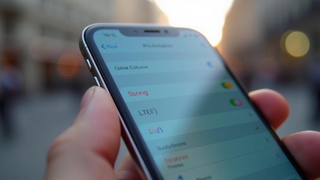 Jak zwiększyć siłę sygnału w telefonie iPhone? przełączanie pasm danych komórkowych