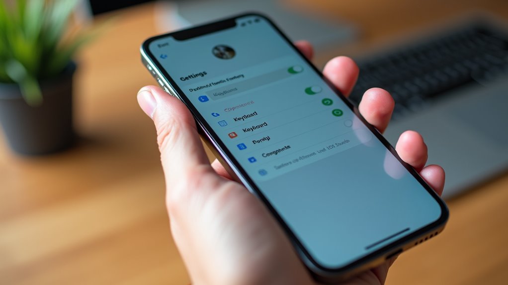 wyłącz autokorektę w iphone'ie