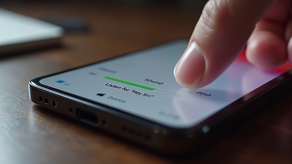 wyłączanie funkcji Hej Siri