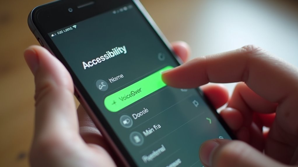 Jak wyłączyć VoiceOver w telefonie iPhone stuknij dwukrotnie, aby otworzyć nawigację