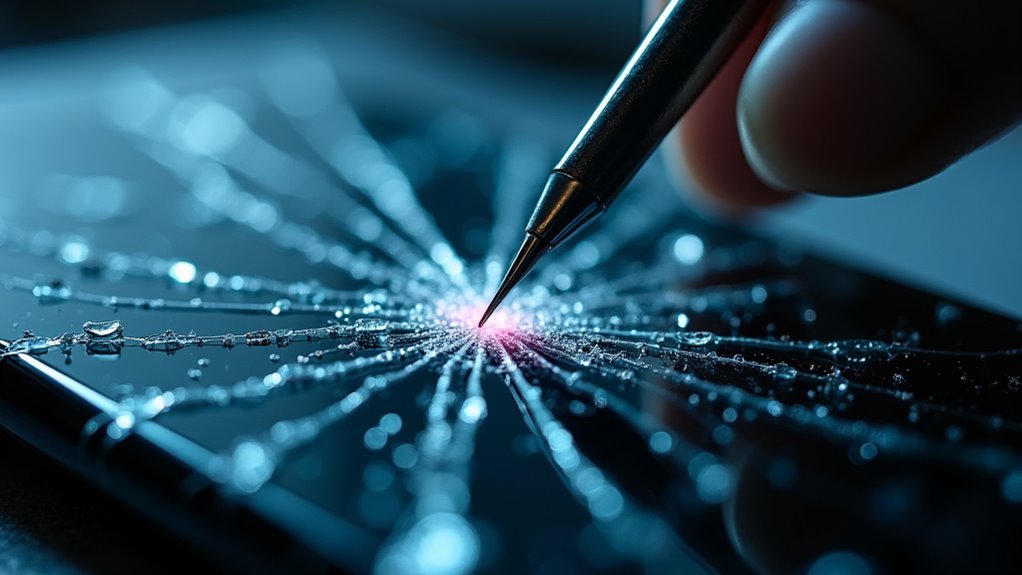 technologia naprawy paneli szklanych