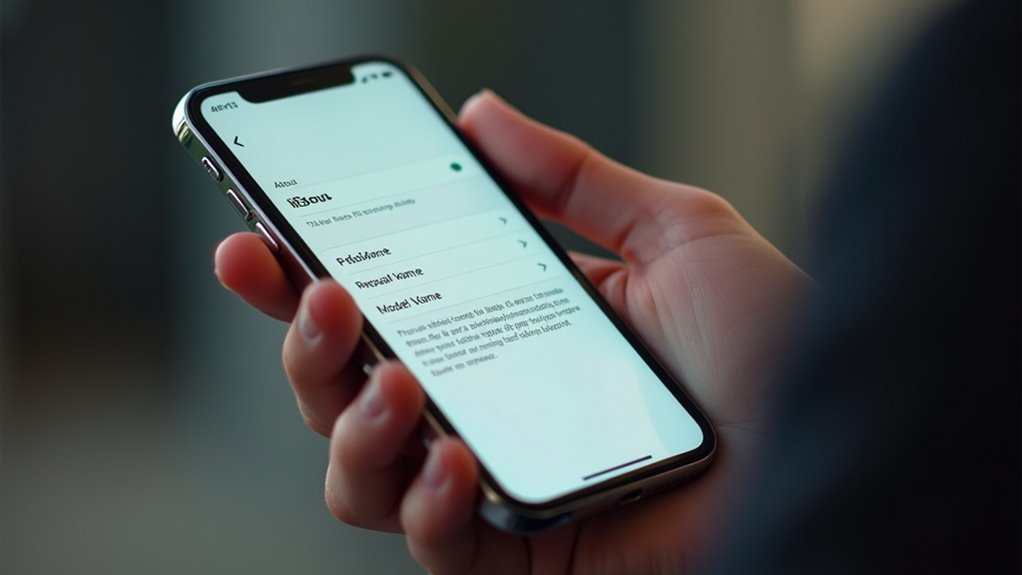 Jak sprawdzić model iPhone'a ustawienia wyświetlania nazwy modelu