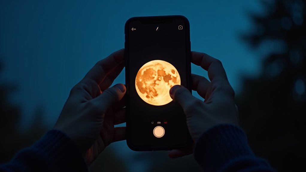 Jak zrobić zdjęcie Księżyca iPhone'em fotografowanie księżyca iPhonem