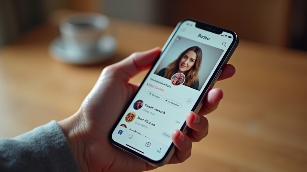Jak usunąć konto Badoo na iPhone’ie otwórz interfejs aplikacji Badoo