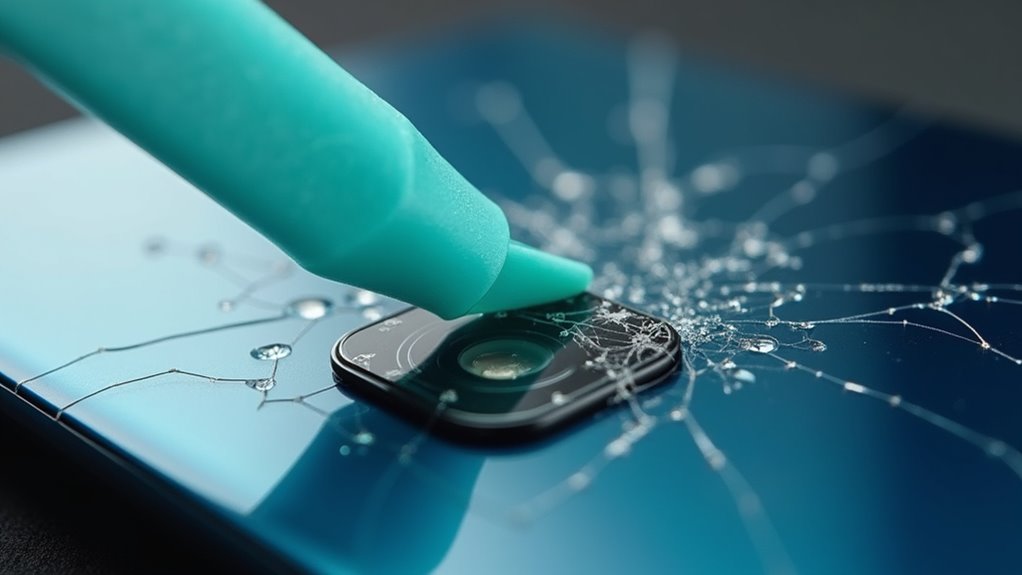 Jak zdjąć osłonę obiektywu aparatu w telefonie iPhone? użycie narzędzia do precyzyjnej ekstrakcji