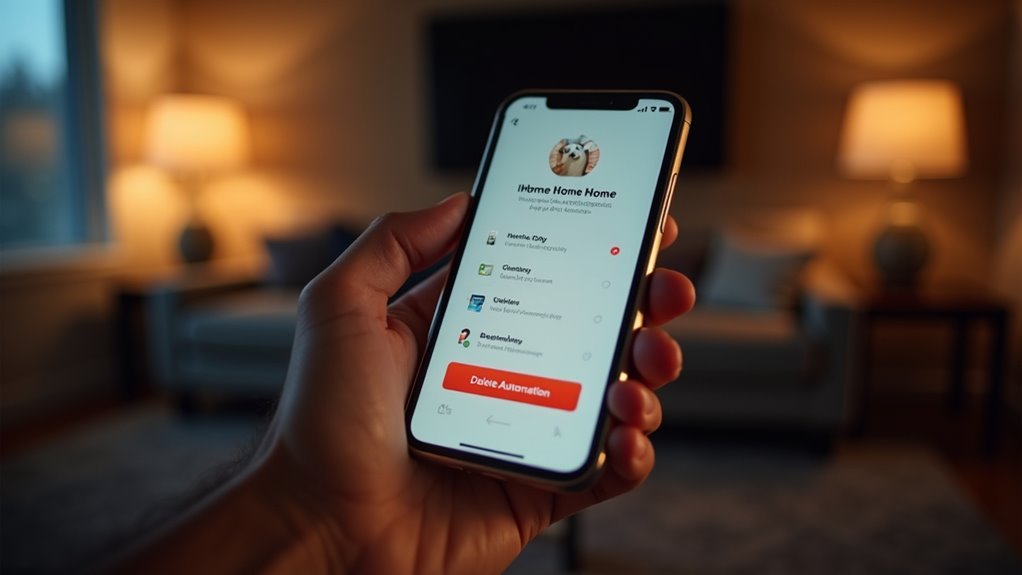 Jak usunąć automatyzację w iPhone usuwanie automatyki inteligentnego domu