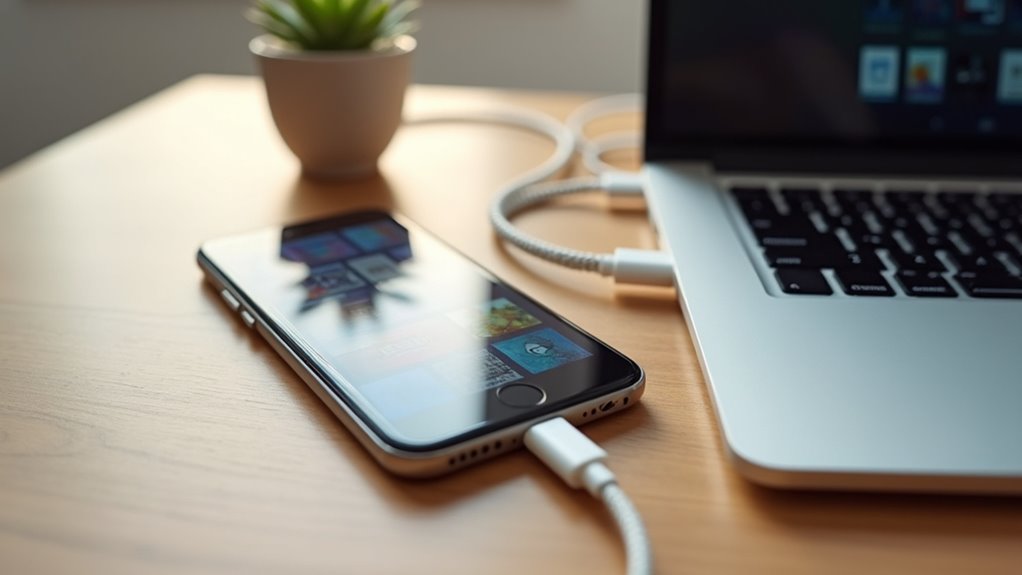 przesyłanie filmów z iphone'a na komputer