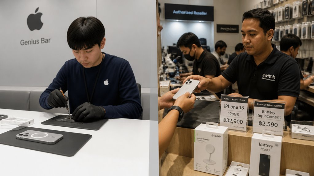 Ile kosztuje wymiana baterii w iPhonie 15 - ceny w serwisach dynamics cen autoryzowanych dealerów wymiany akumulatorów