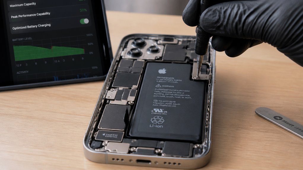 diagnostyka stanu baterii iPhone 14 Pro