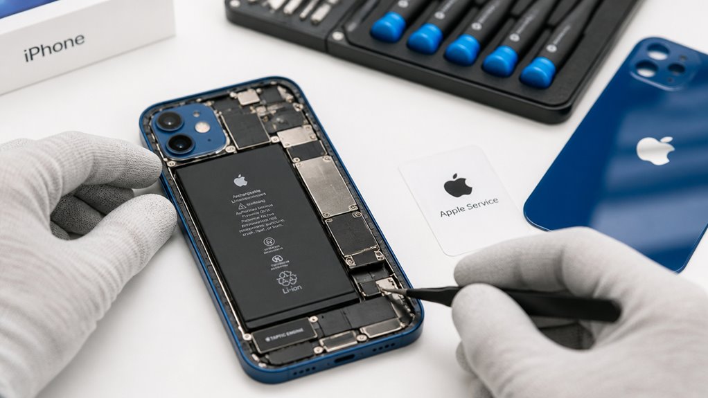 Ile kosztuje wymiana tylnej obudowy w iPhone 12 po upadku oficjalne ceny napraw Apple