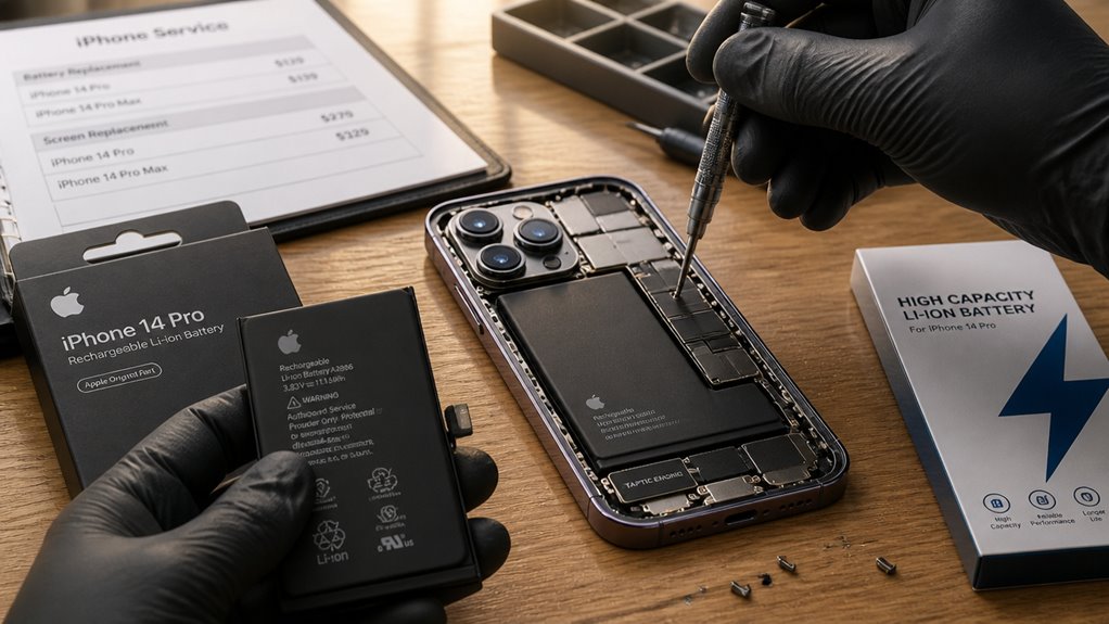oficjalna kontra niezależna wymiana baterii w iPhone