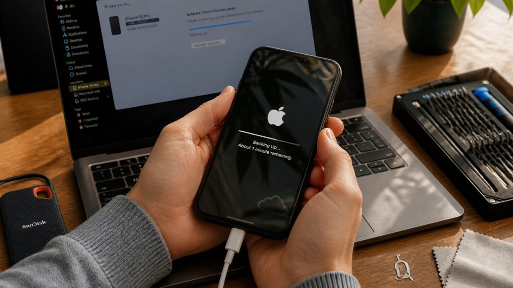lista kontrolna kopii zapasowej przed naprawą iPhone