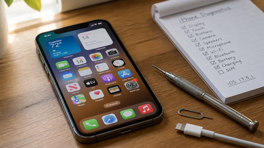 Diagnostyka iPhone krok po kroku przed wizytą serwisową szybka lista kontrolna kroków diagnostycznych dla iPhone