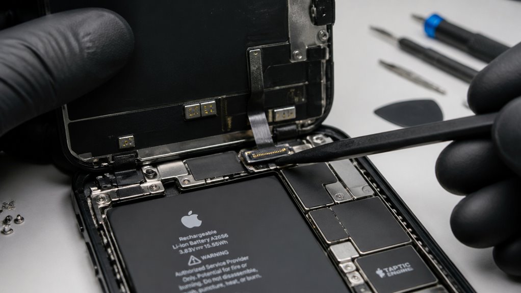 Migotanie ekranu po naprawie iPhone'a — najczęstsze przyczyny bezpieczne ponowne osadzenie luźnego złącza wyświetlacza