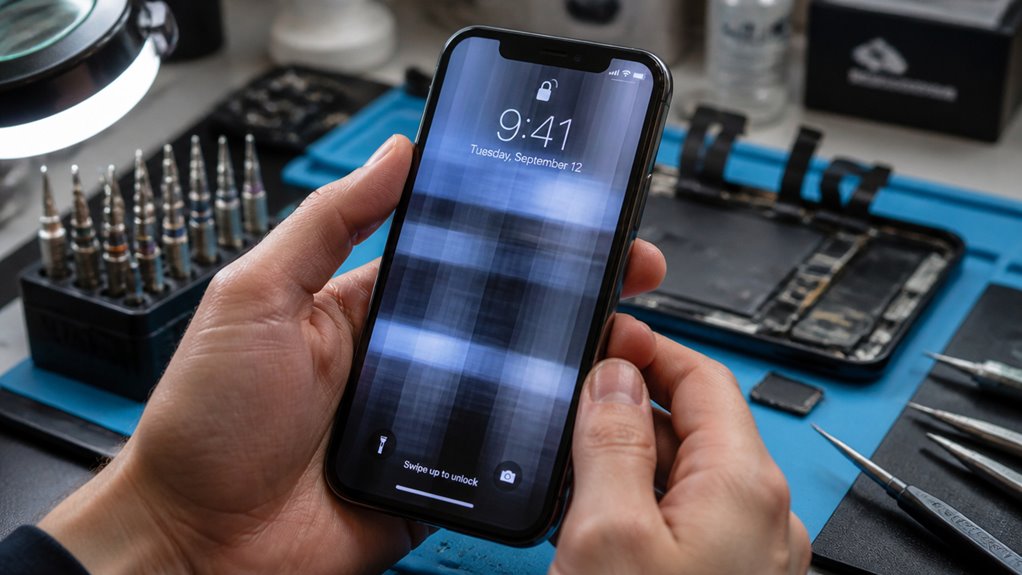 migotanie ekranu po naprawie iPhone'a