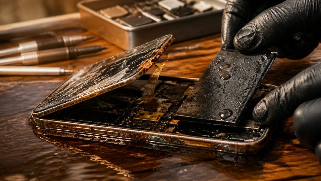 uszkodzenie wodne iPhone'a co przetrwa